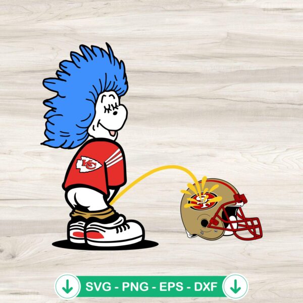 Thing One Kansas City Chiefs SVG file - Cricut cutting file