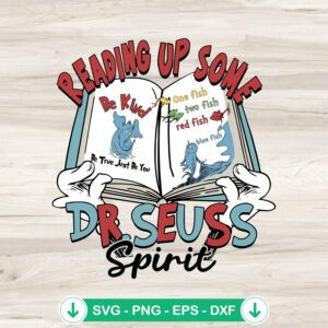 Dr. Seuss Day SVG file for Cricut cutting machine
