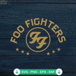Foo Fighters Logo SVG file for cutting machines, cricut svg