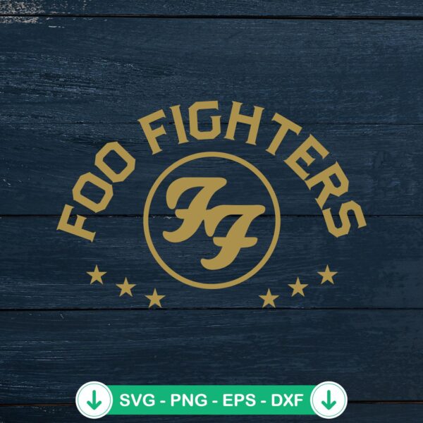 Foo Fighters Logo SVG file for cutting machines, cricut svg