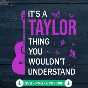 Retro It's A Taylor Thing SVG file for Cricut cutting