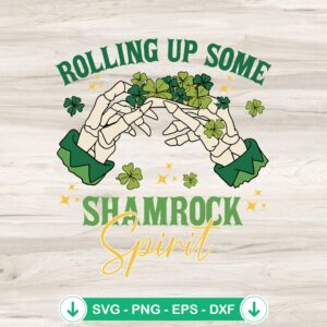 mockup-210836.jpg Rolling Up Some Shamrock Spirit svg file for Cricut cutting machine