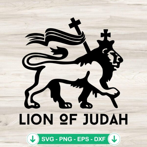 Lion Of Judah Jesus Christian Faith SVG file for cricut cutting machines