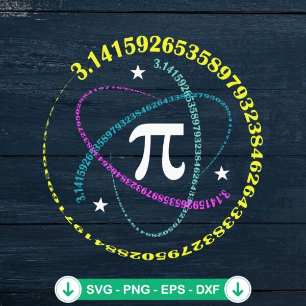 Pi Day Math Teacher Gift svg file for Cricut and cutting machine