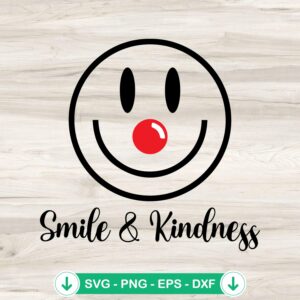 Smile And Kindness SVG file for Cricut cutting file