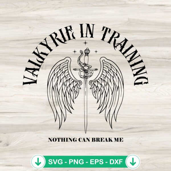 Valkyrie In Training SVG file, cricut svg cut file for DIY