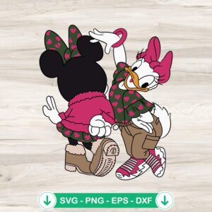 Minnie Mouse Daisy Duck SVG file cutting file for shirts