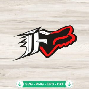 Motocross Fox Racing Logo SVG file for cutting machines