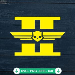Helldivers 2 Sony PlayStation SVG file - yellow icon logo