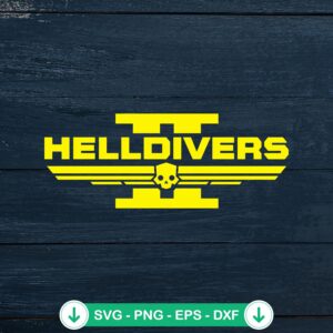 Helldivers 2 PlayStation Game svg file for cutting machines
