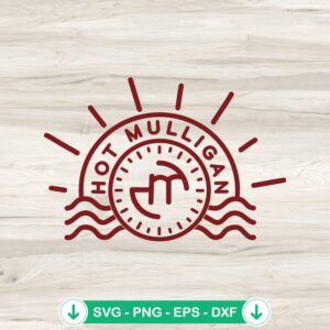 Hot Mulligan Logo SVG file for Cricut cutting machine