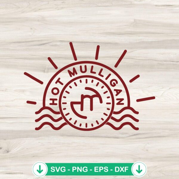 Hot Mulligan Logo SVG file for Cricut cutting machine