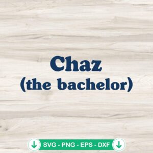 Chaz The Bachelor SVG file for Arizona Spring Baseball cut file