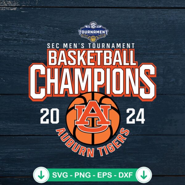 2024 Auburn Tigers Basketball SVG file for Cricut and DIY crafts