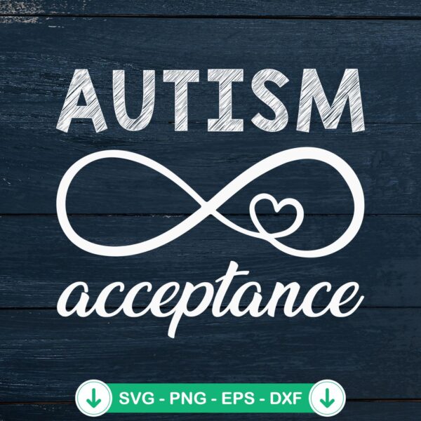 Autism Acceptance Symbol SVG file for cricut cutting machines
