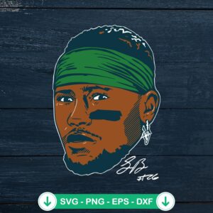 Saquon Barkley Philadelphia Eagles SVG file for cutting machine