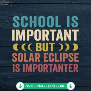 Funny School Is Important SVG file for cricut svg cutting