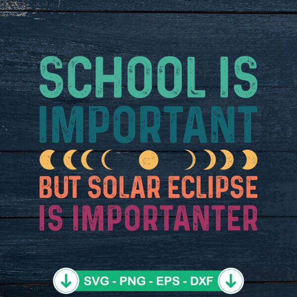 School Is Important SVG file for Cricut cutting machine