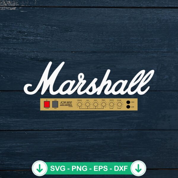Marshall JCM 800 Classic svg file for cricut cutting machine