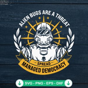 Helldivers Alien Bugs SVG file, cricut svg cutting file