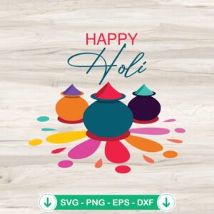 mockup-212410.jpg Happy Holi Festival colorful svg file - cricut svg cutting file