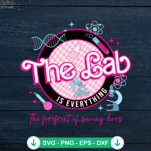 Groovy The Lab Is Everything SVG file for cutting projects