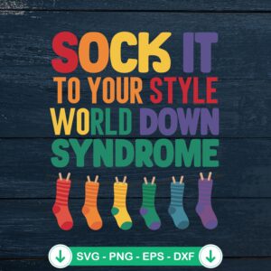 mockup-212490.jpg Sock It To Your Style SVG for World Down Syndrome Day cutting file