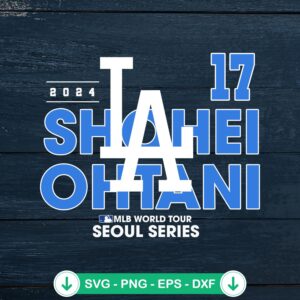 Shohei Ohtani LA Dodgers SVG file for cutting machines
