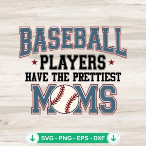 Baseball Players SVG file for Cricut, cutting file for Mother's Day