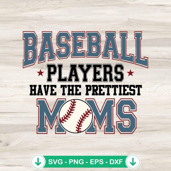 Baseball Players SVG file for Cricut, cutting file for Mother's Day