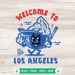 Welcome To Los Angeles SVG file - Cricut cutting file