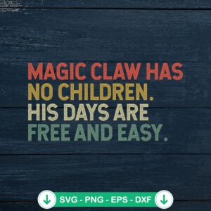 Bluey Magic Claw svg file for cricut cutting machine