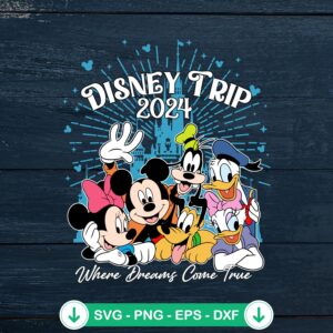Disney Trip 2024 svg file for cricut svg cutting file