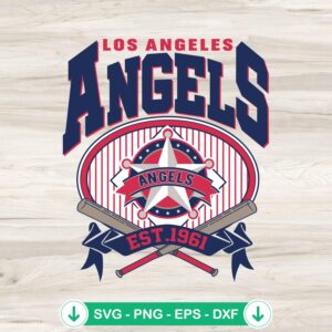 Los Angeles Angels Est. 1961 svg file - cricut cutting file