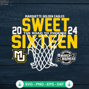 Marquette Golden Eagles 2024 svg file for Cricut cutting machine