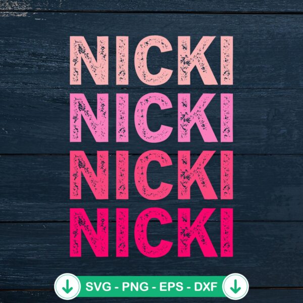 Nicki Minaj Retro Vintage svg file for cutting machines
