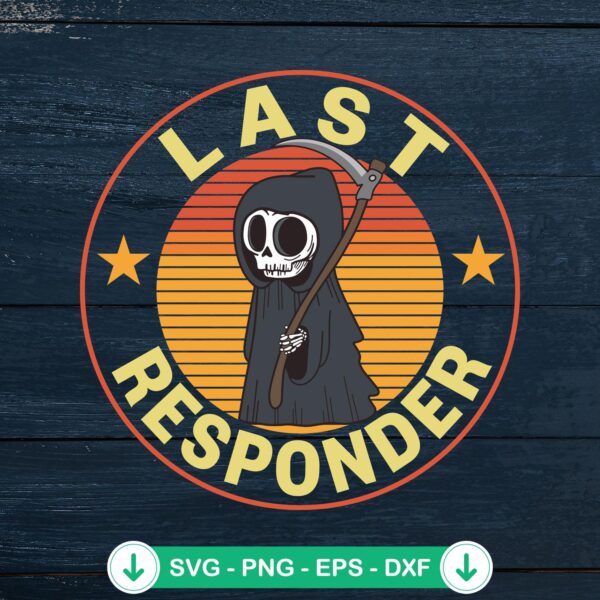 Grim Reaper vintage svg file for cutting machines