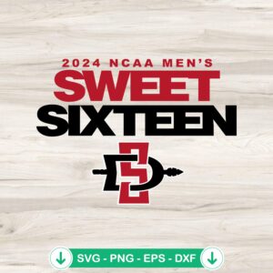 San Diego State Aztecs SVG file for NCAA Men's Basketball
