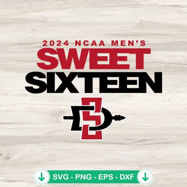 San Diego State Aztecs SVG file for NCAA Men's Basketball