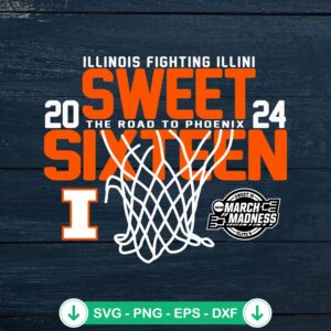 Illinois Fighting Illini 2024 SVG file for cutting machines