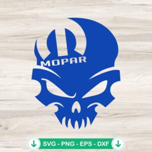 Mopar Skull Muscle Car SVG file, cutting file for Cricut