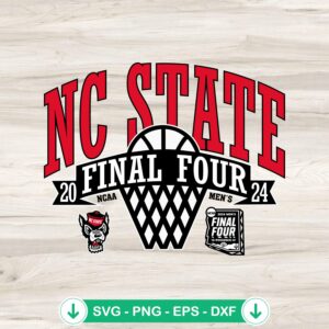 NC State Wolfpack Final Four 2024 svg file for cutting machines