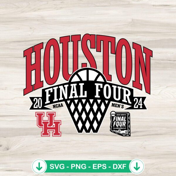 Houston Cougars Final Four 2024 svg file for cricut cutting machine