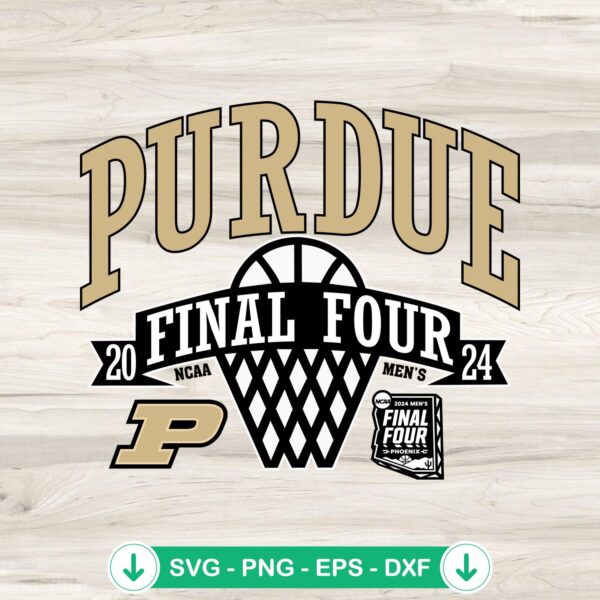 Purdue Boilermakers Final Four 2024 SVG file for Cricut