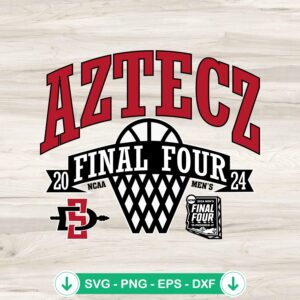 San Diego State Aztecs Final Four 2024 SVG file for Cricut