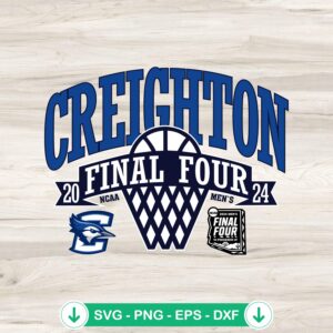 Creighton Bluejays Final Four 2024 SVG file for cutting machine