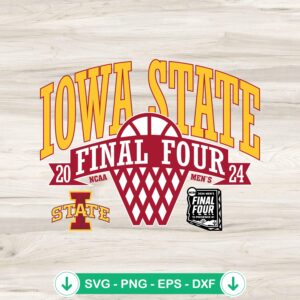 Iowa State Final Four 2024 SVG file - cutting file for Cricut