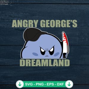 Angry George's Dreamland SVG file - Cricut SVG cut file