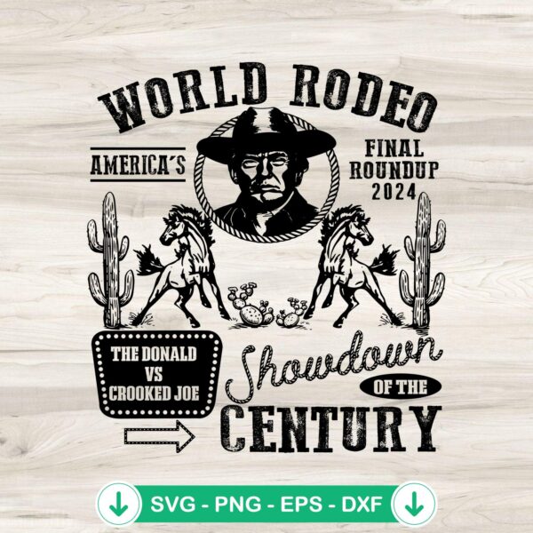 America's World Rodeo SVG file for Cricut cutting machine