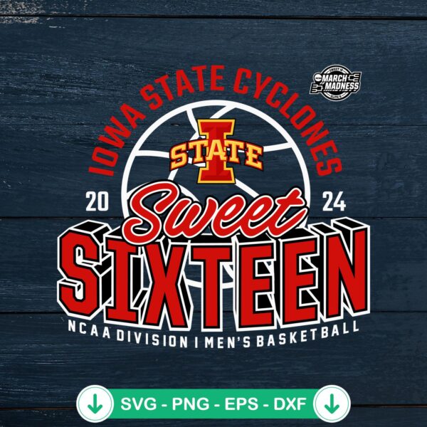 2024 Iowa State Cyclones SVG file for cutting machines